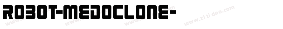 robot-medoclone字体转换