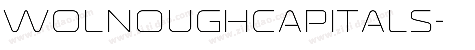 WolnoughCapitals字体转换