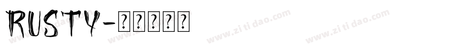 Rusty字体转换