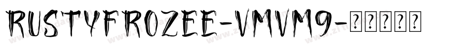 RustyFrozee-vmvm9字体转换