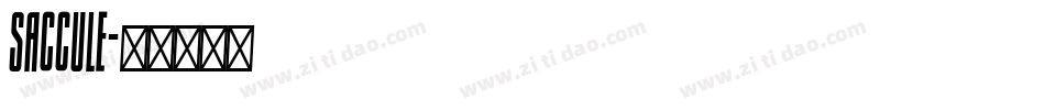 Saccule字体转换