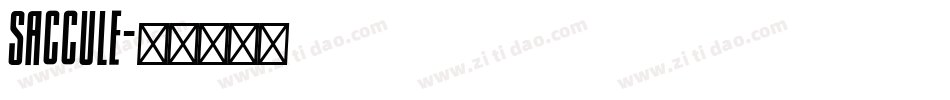 Saccule字体转换