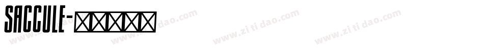 Saccule字体转换