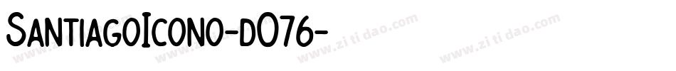 SantiagoIcono-dO76字体转换