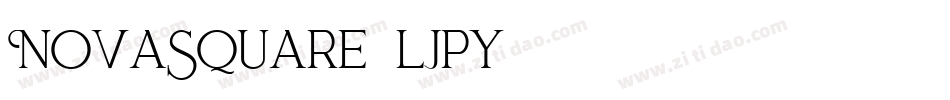 NovaSquare-ljpy字体转换