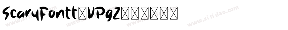 ScaryFontt-VPgZ字体转换
