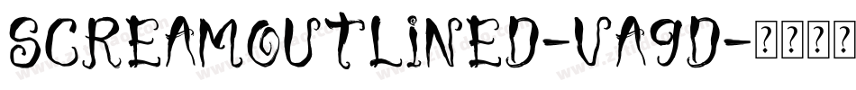 ScreamOutlined-vA9D字体转换