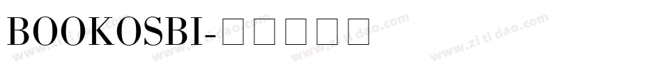 BOOKOSBI字体转换