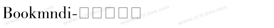 Bookmndi字体转换
