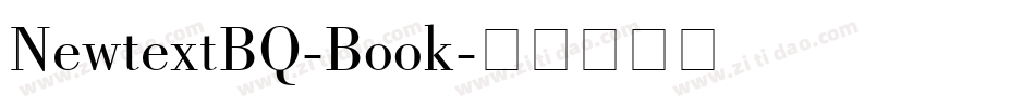 NewtextBQ-Book字体转换