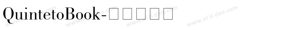 QuintetoBook字体转换