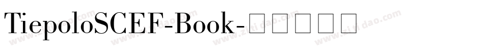TiepoloSCEF-Book字体转换