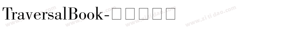 TraversalBook字体转换
