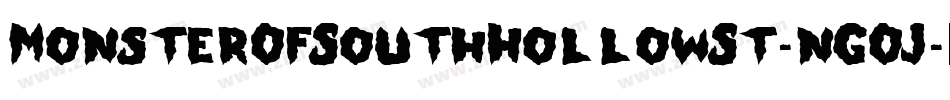 MonsterOfSouthHollowSt-nGOJ字体转换