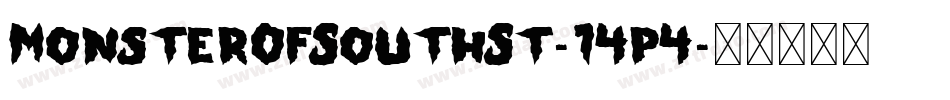 MonsterOfSouthSt-14p4字体转换