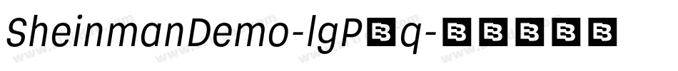 SheinmanDemo-lgP7q字体转换
