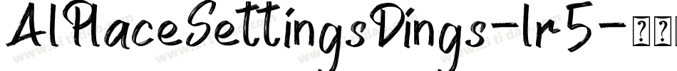 AlPlaceSettingsDings-lr5字体转换