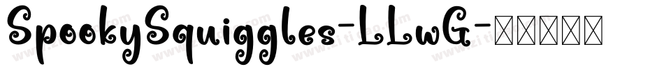 SpookySquiggles-LLwG字体转换