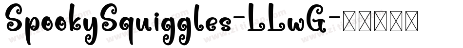 SpookySquiggles-LLwG字体转换