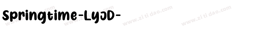 Springtime-LyjD字体转换