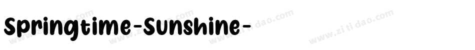 Springtime-Sunshine字体转换