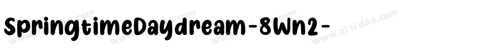 SpringtimeDaydream-8Wn2字体转换