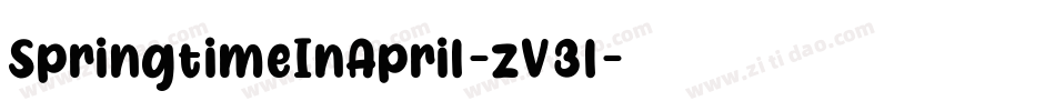 SpringtimeInApril-zV3l字体转换