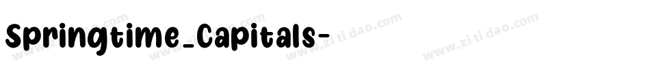 Springtime_Capitals字体转换
