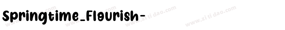 Springtime_Flourish字体转换