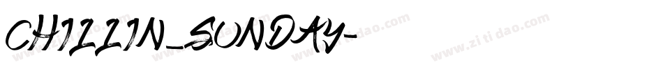 CHILLIN_SUNDAY字体转换