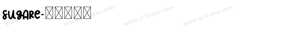 SUGARE字体转换