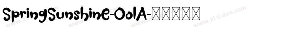 SpringSunshine-OolA字体转换