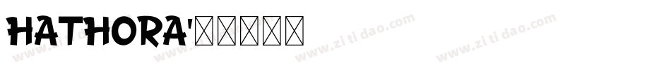 HATHORA字体转换