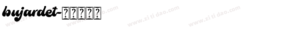 bujardet字体转换