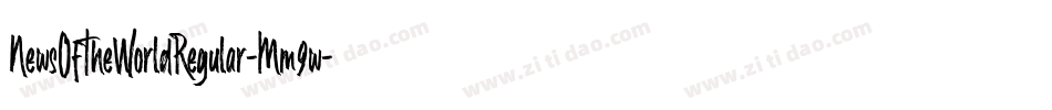 NewsOfTheWorldRegular-Mm9w字体转换
