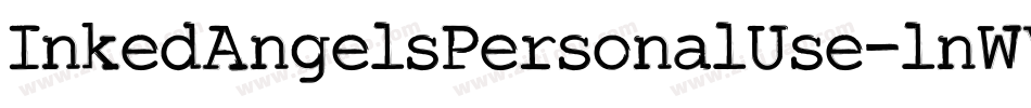 InkedAngelsPersonalUse-lnWV字体转换
