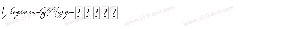 Virginie-8Myg字体转换