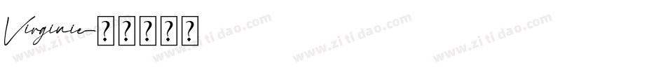 Virginie字体转换
