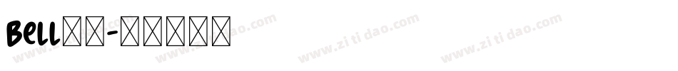 bell字体字体转换
