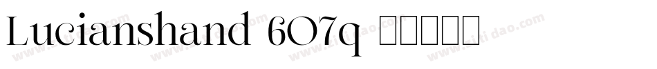 Lucianshand-6O7q字体转换