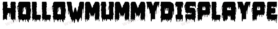 HollowMummyDisplayPersonalUse-YzAJo字体转换