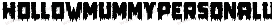 HollowMummyPersonalUse-rg8m7字体转换