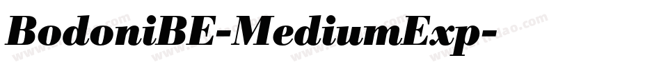 BodoniBE-MediumExp字体转换