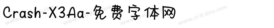 Crash-X3Aa字体转换