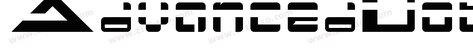 AdvancedDotDigital7-OpXA字体转换