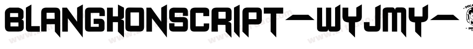 Blangkonscript-WyJMY字体转换