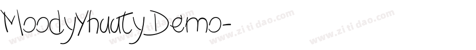 MoodyYhuutyDemo字体转换