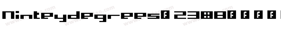 Ninteydegrees-2308字体转换