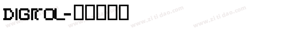 Digitol字体转换
