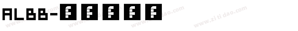 ALBB字体转换